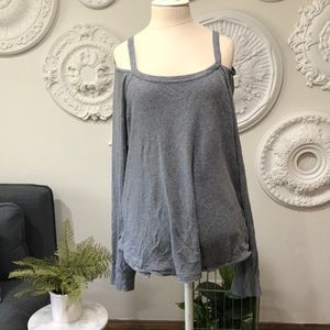 Swinging knit pullover